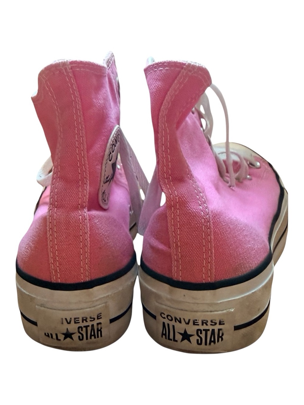 Converse Chuck Taylor All Star Lift Platform High Tops in Pink - Picture 6 of 11